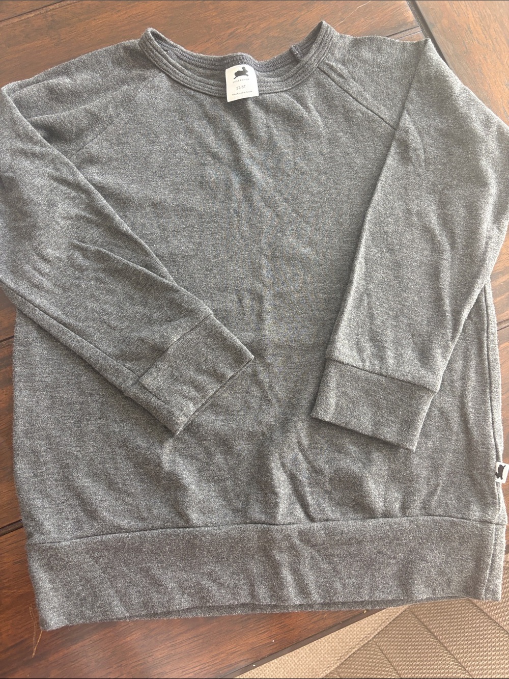 Kids Gray Sweatshirt Hoodie Casual Pullover
